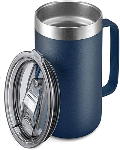 Insulated mug with handle